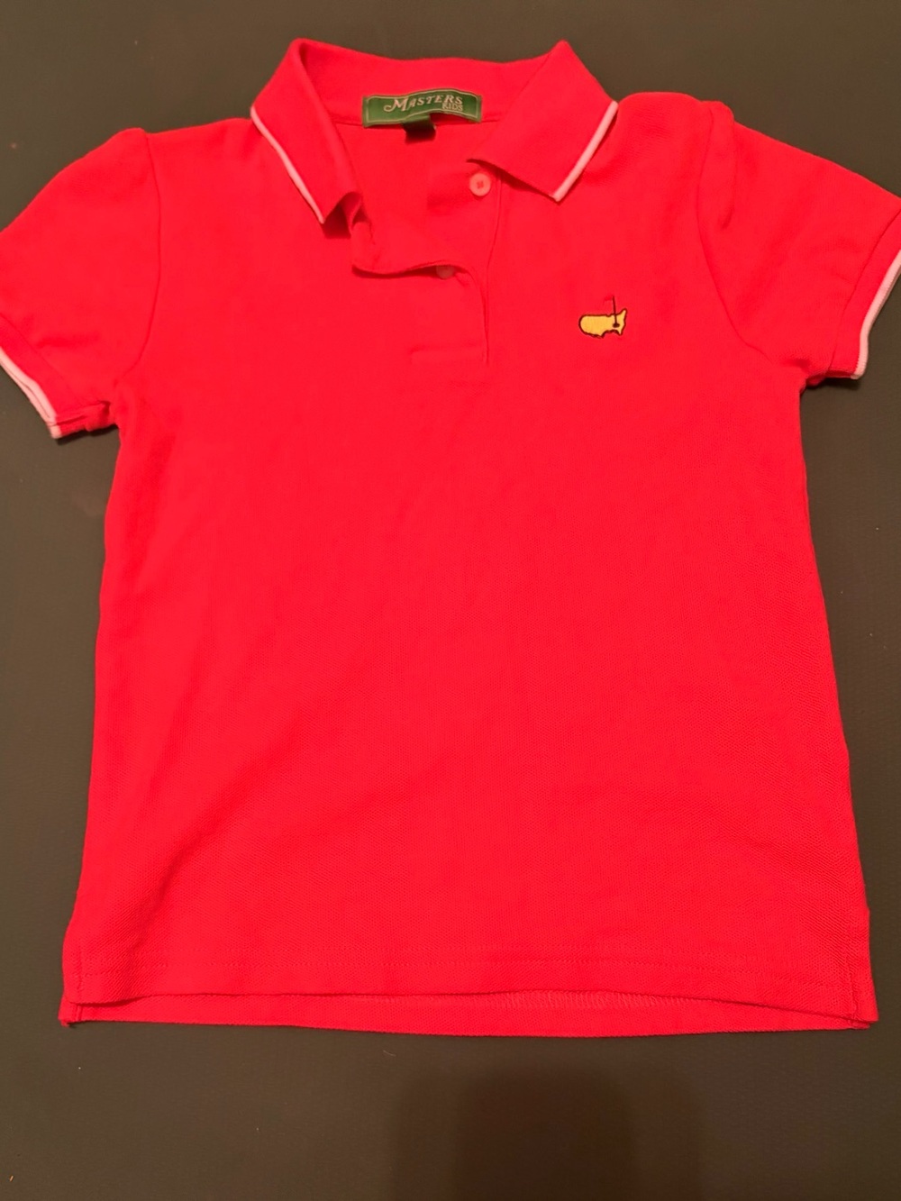 Masters Kids' Hot Pink Polo Shirt with Embroidered Logo
